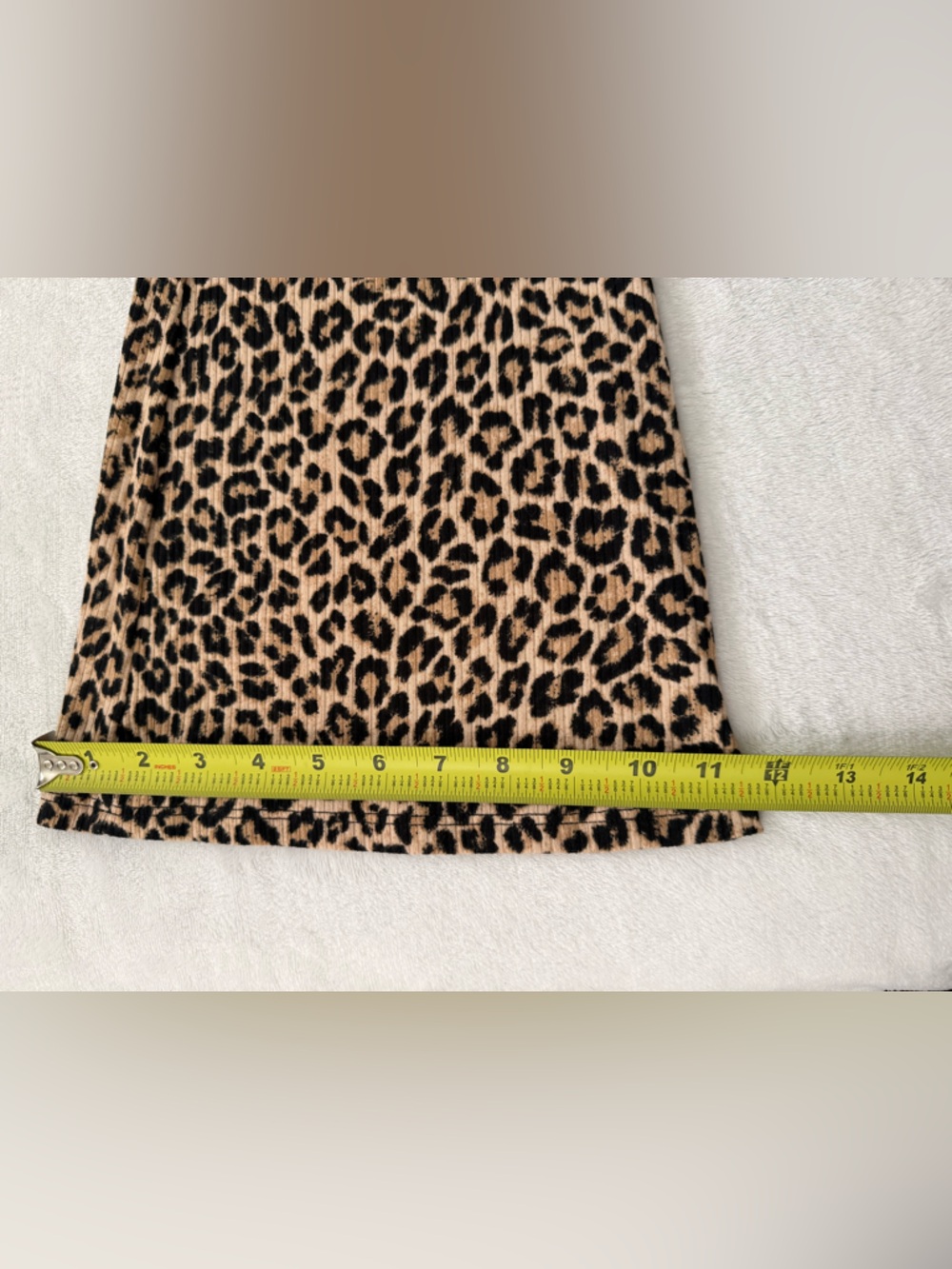 VIBE Leopard Print Bell Bottom Pants Y2K flare style - Picture 8 of 9
